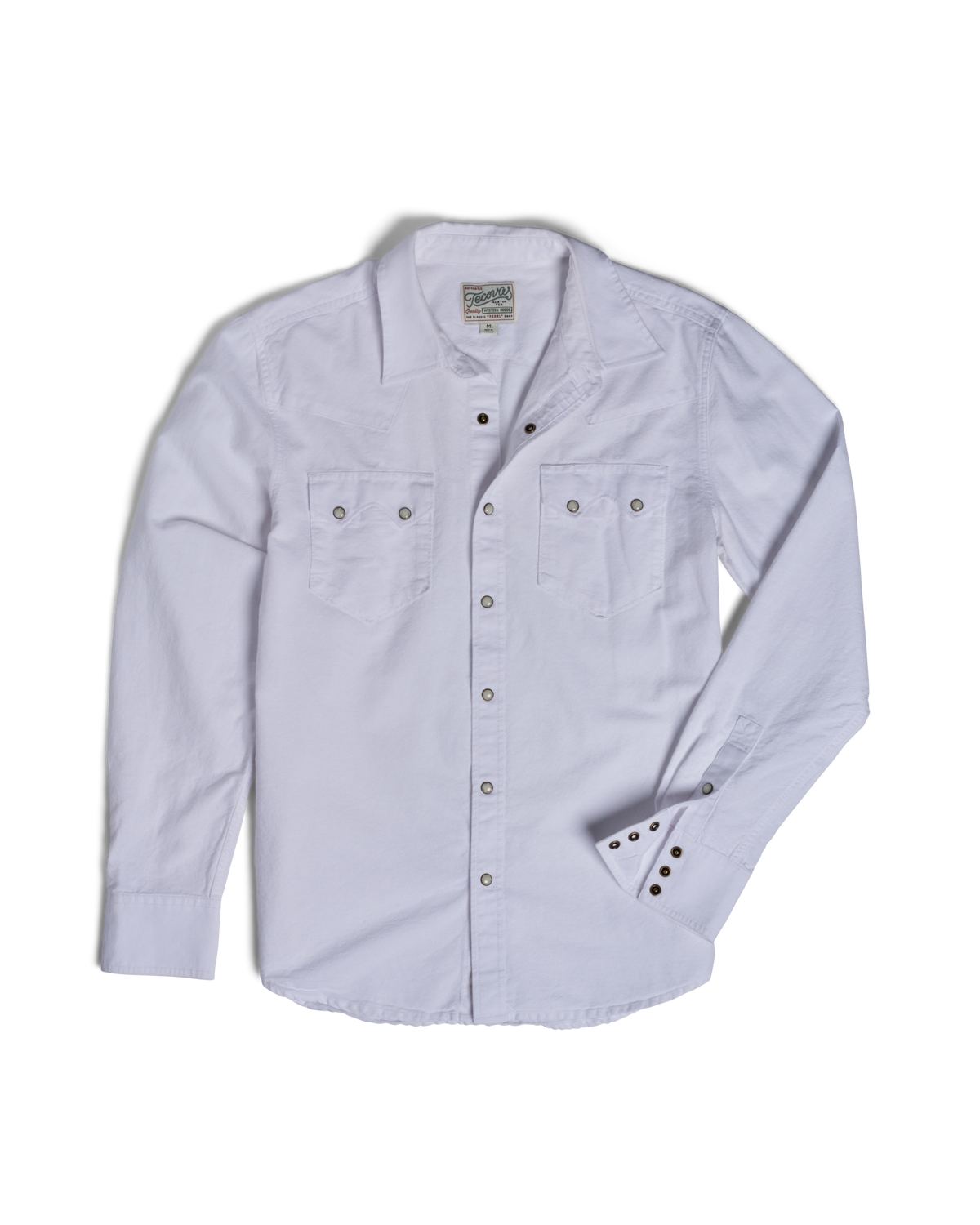 men's sawtooth oxford pearl snap