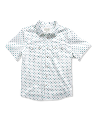 men's classic fit vintage weight sawtooth short sleeve pearl snap