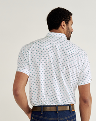 men's sawtooth short sleeve pearl snap