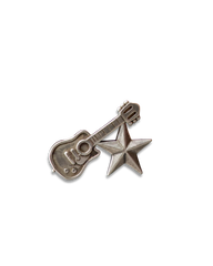 guitar hat pin