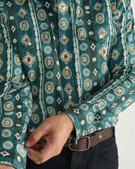 men's thorn stopper pearl snap