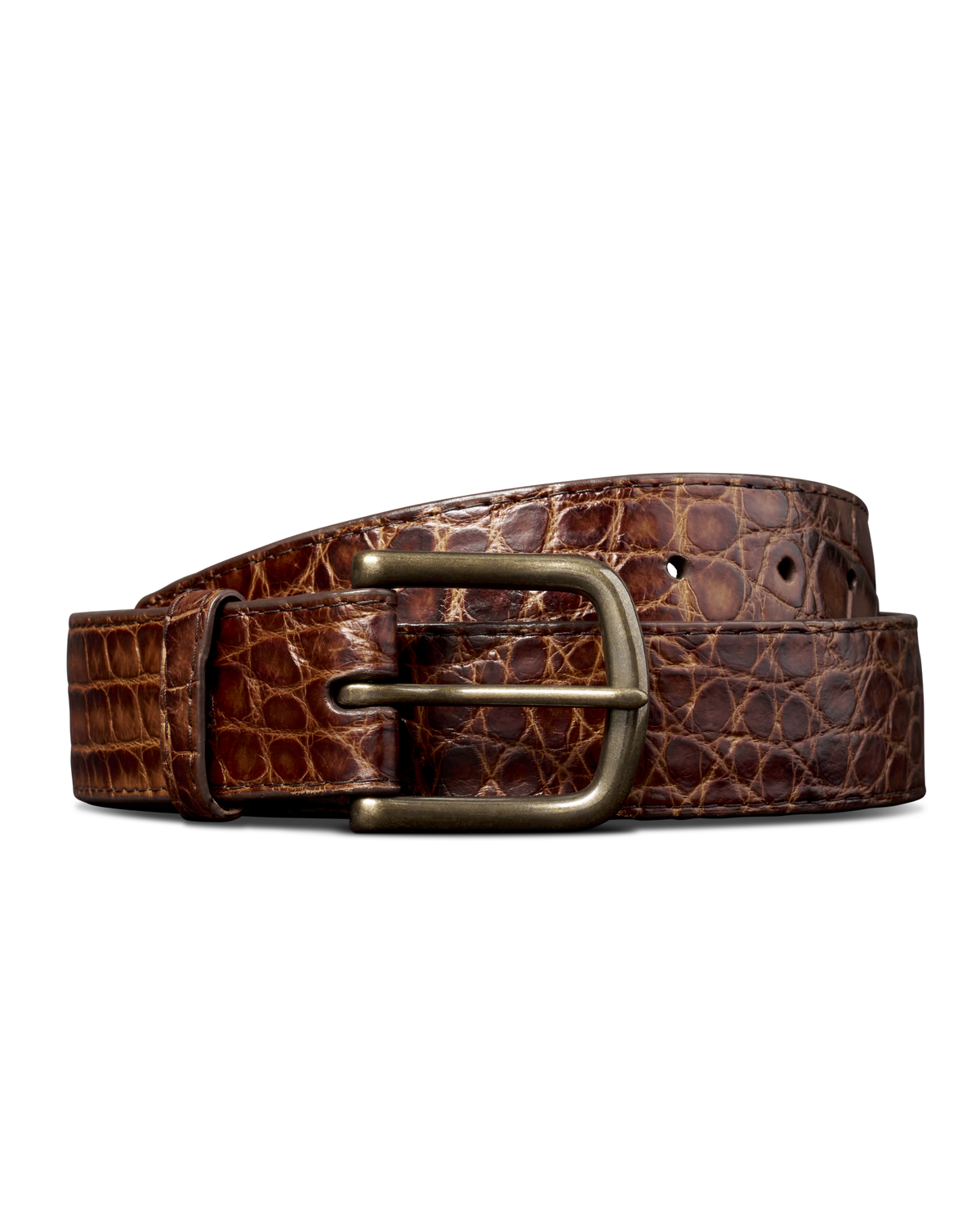 men's alligator belt