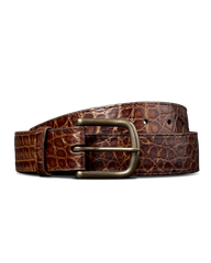 men's alligator belt