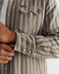 men's sawtooth pearl snap shacket