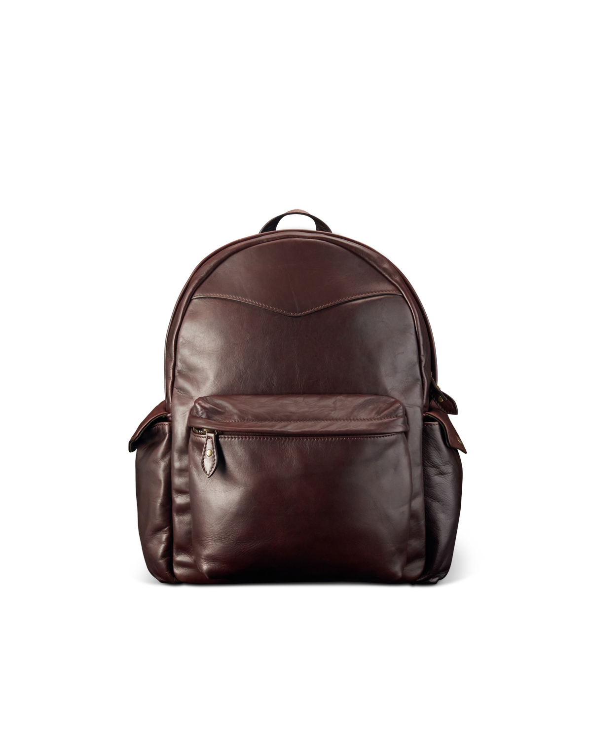 men's leather backpack