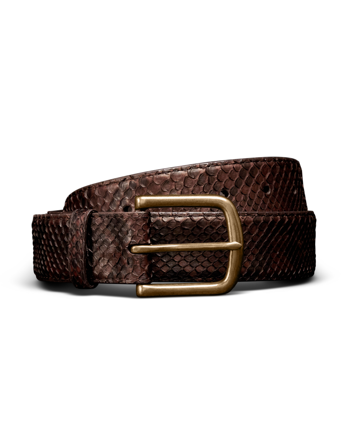 men's python belt