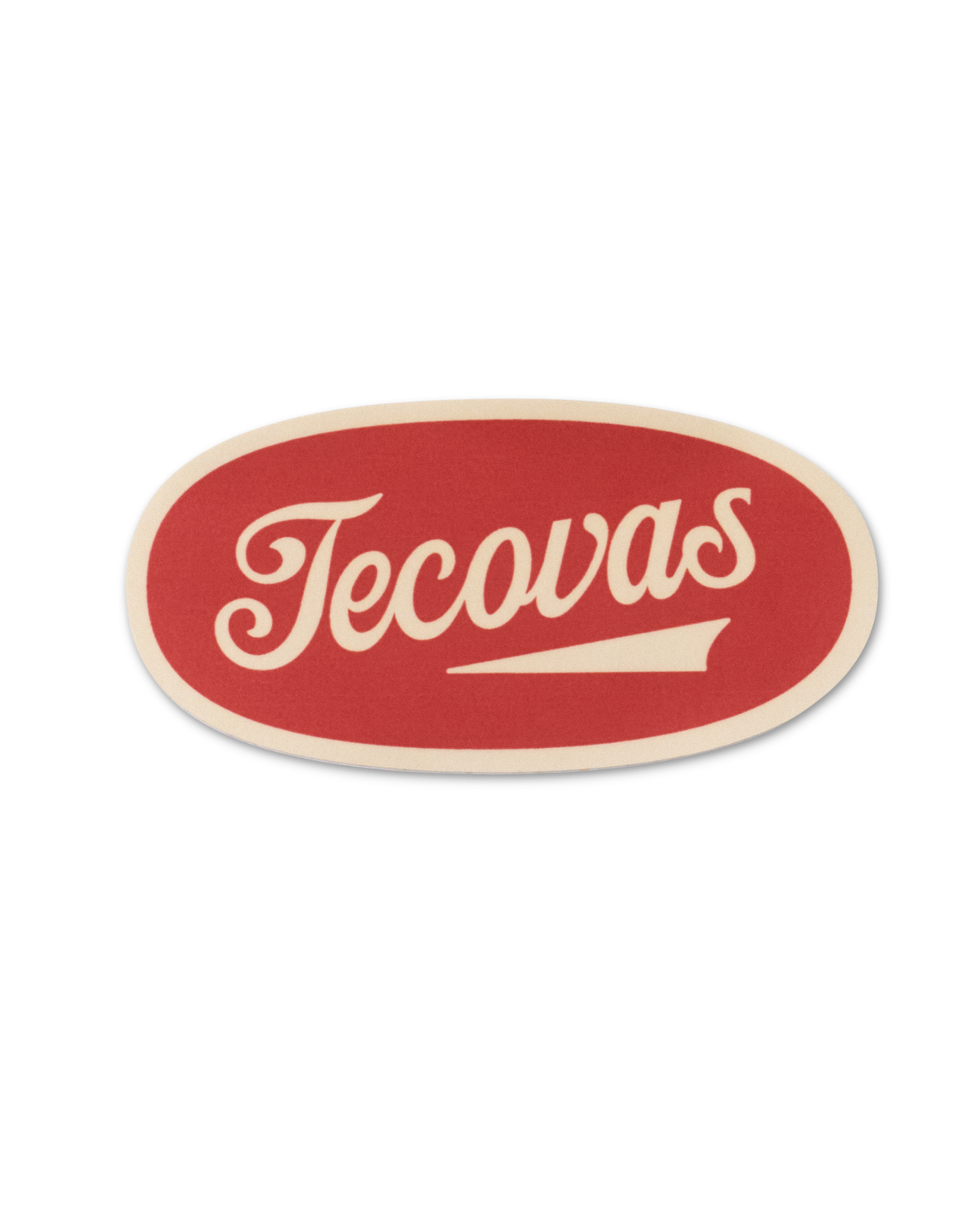 tecovas red logo sticker