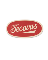 tecovas red logo sticker
