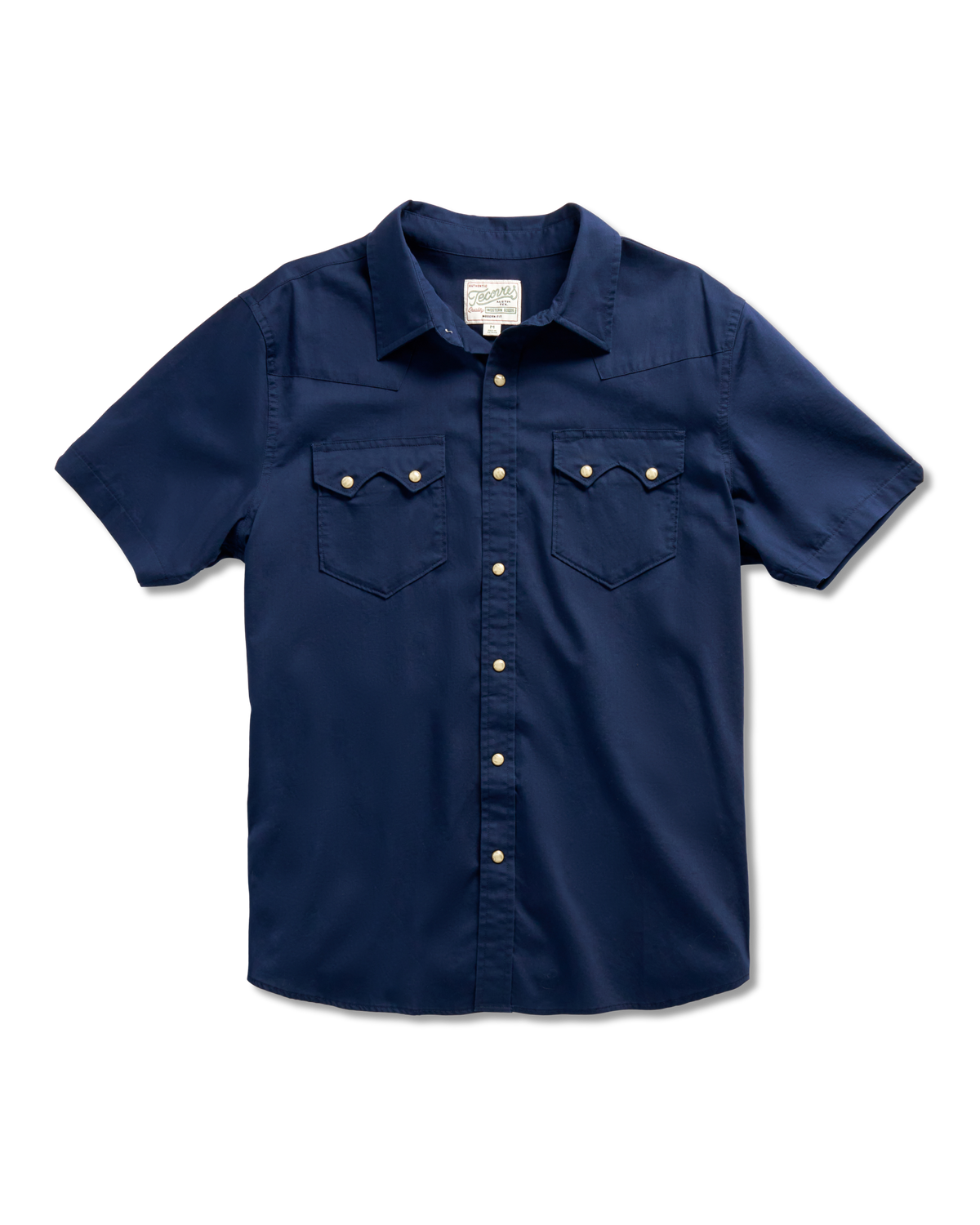 men's sawtooth short sleeve pearl snap