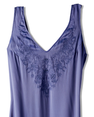 women's embroidered slip dress