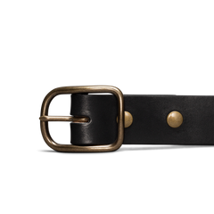 men's harness leather belt