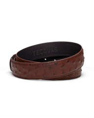 men's ostrich belt
