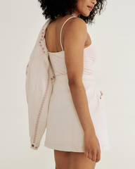 women's denim mini skirt