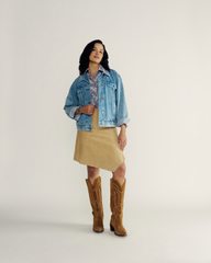 women's denim trucker jacket