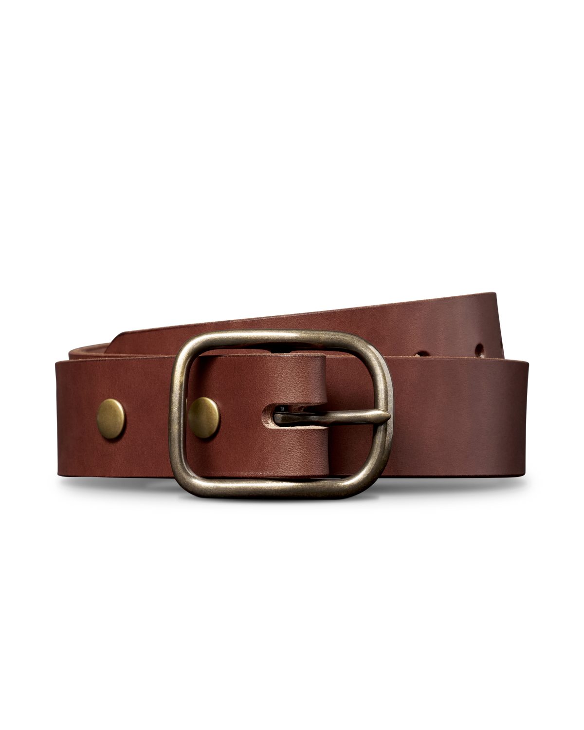 men's harness leather belt