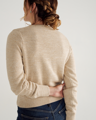 women's horse crew neck sweater