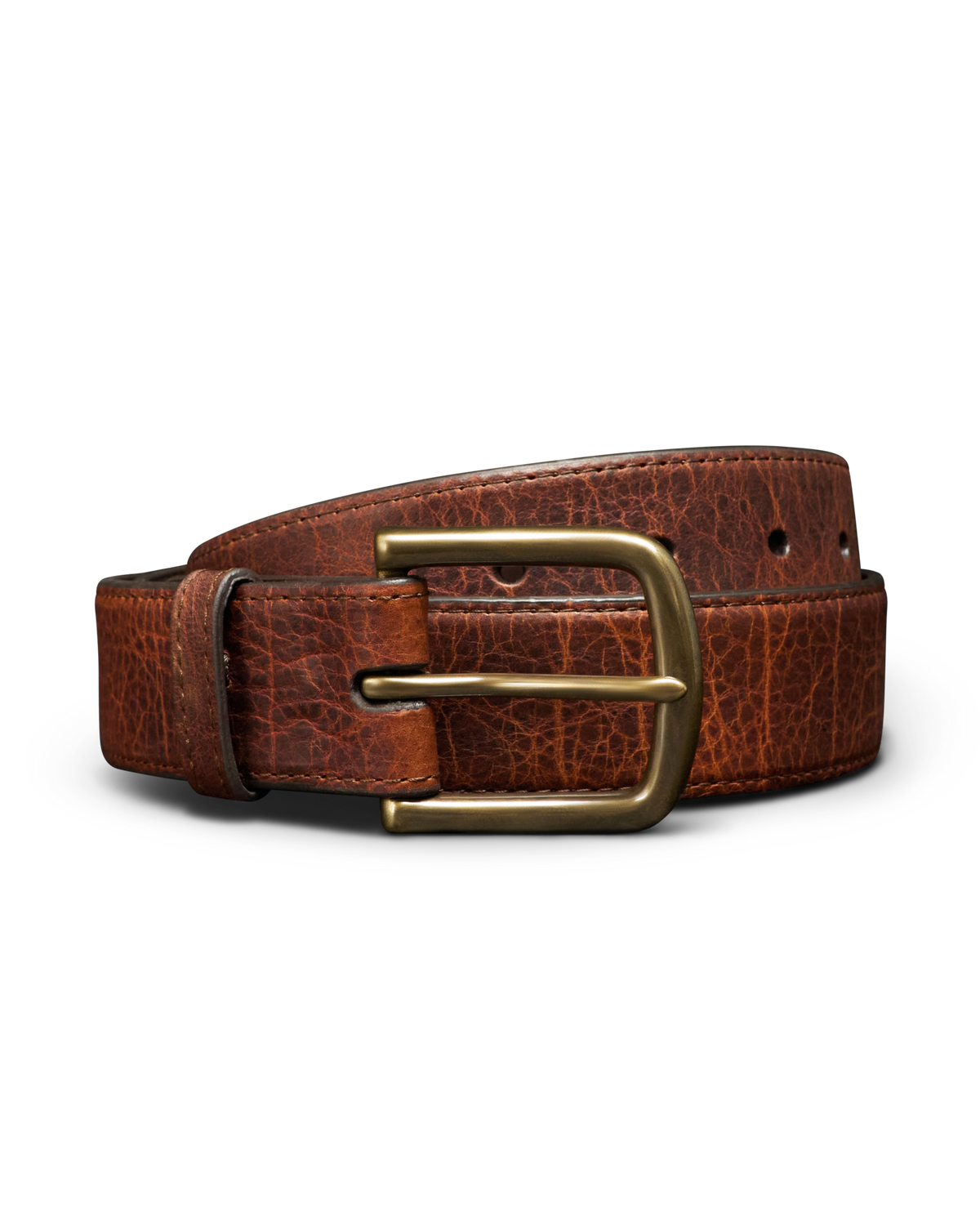 men's bison belt