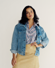 women's denim trucker jacket