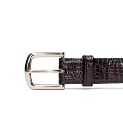 men's crocodile belt