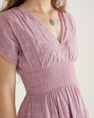 women's mini v-neck ruched dress