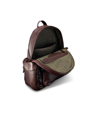 men's leather backpack