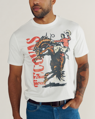 men's buckin bronco tee