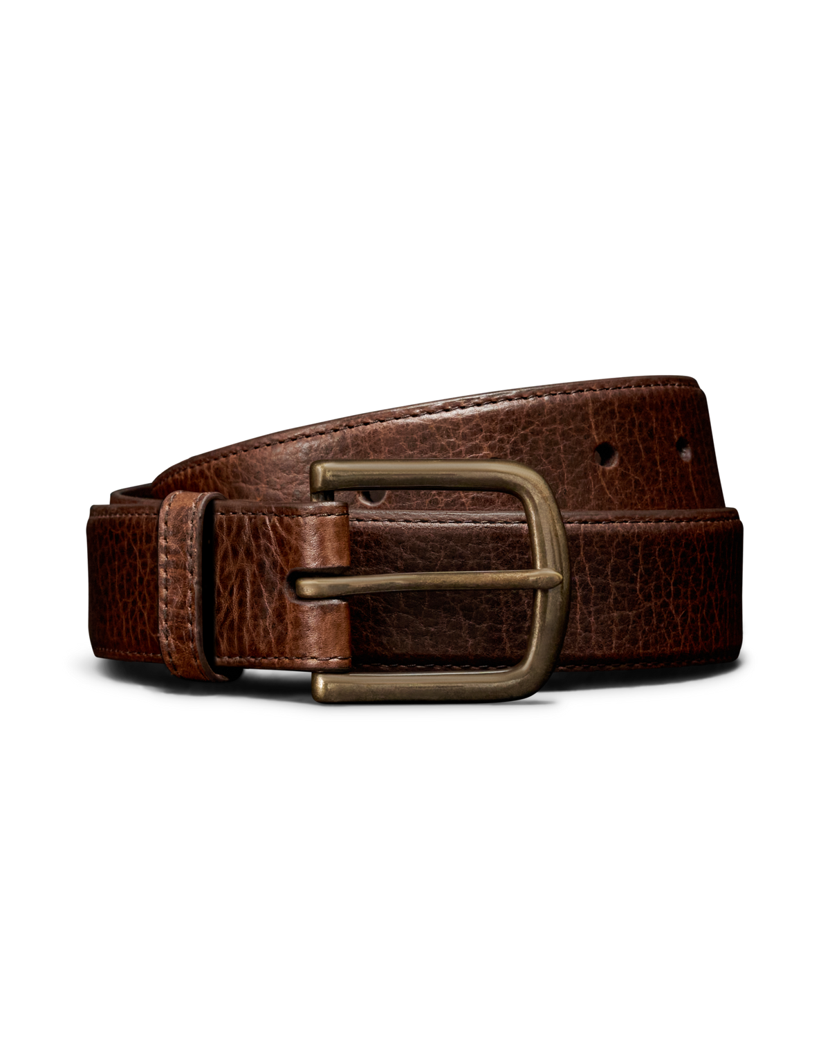 men's bison belt