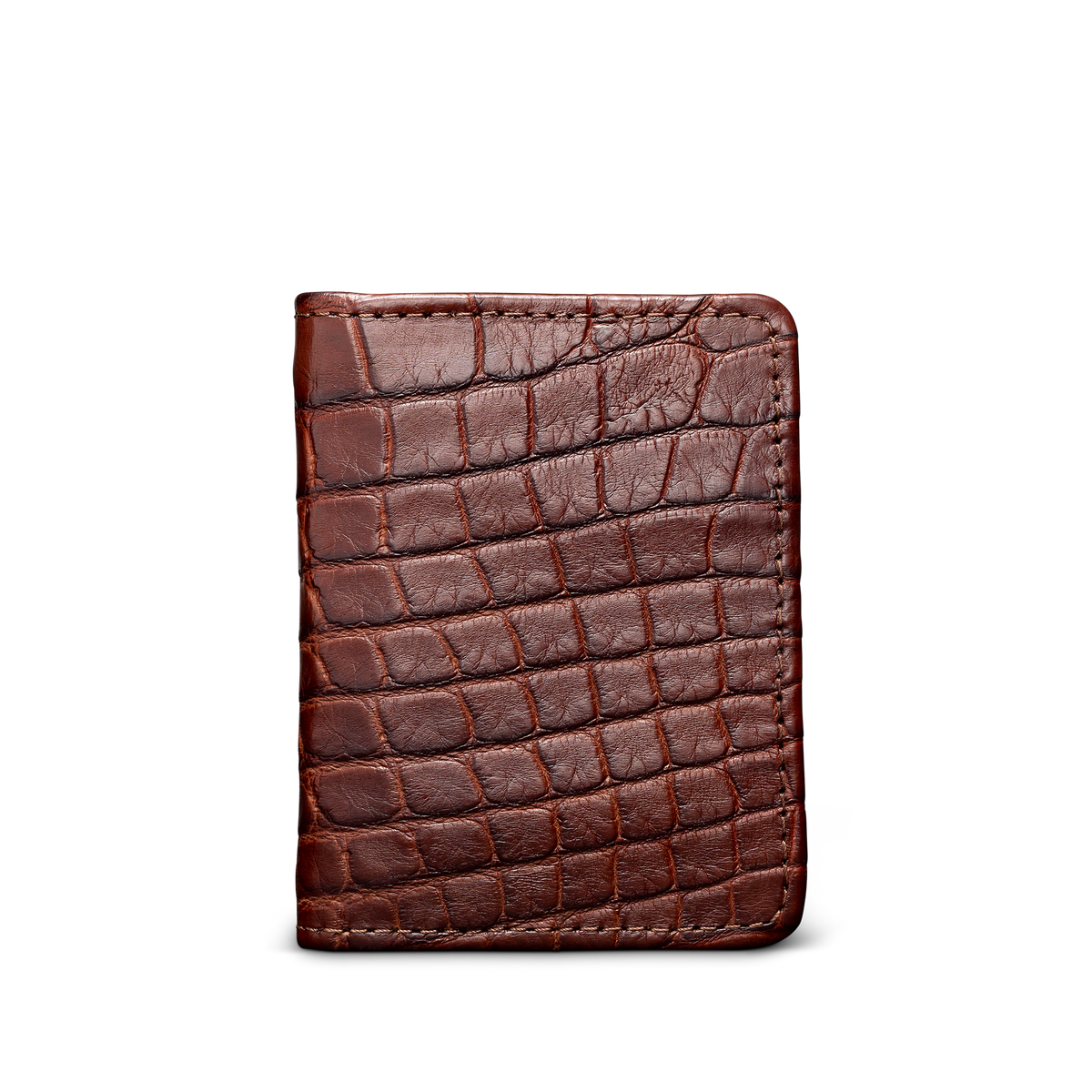 alligator bifold card case