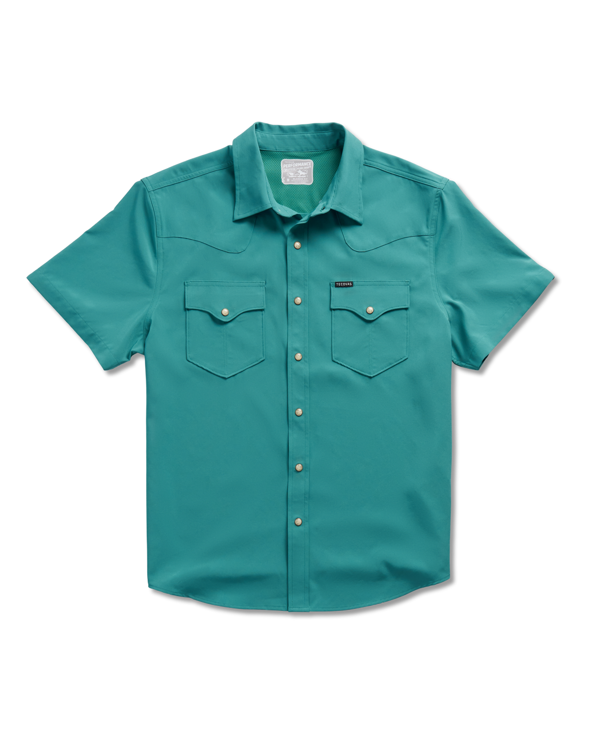 men's performance short sleeve western pearl snap - classic fit