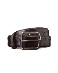 men's ostrich belt